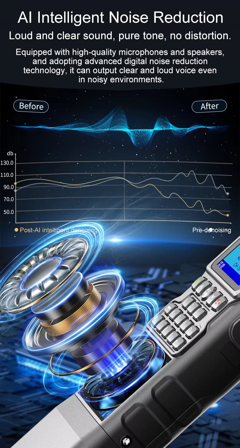 Dual Mode 4G POC DMR Walkie Talkie