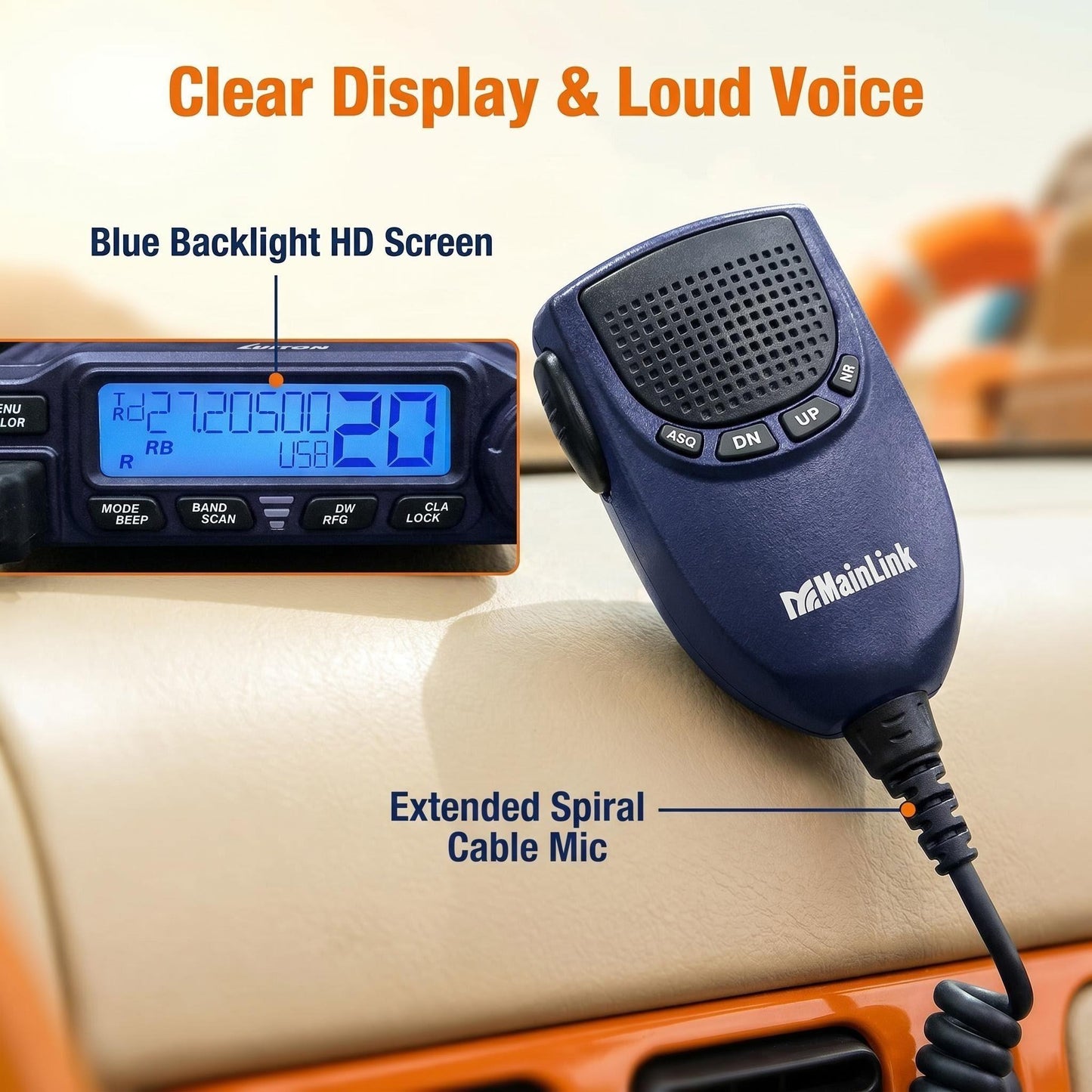 Mini Mobile CB Radio