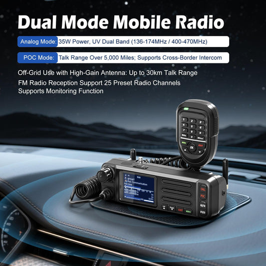 Dual Mode Car Walkie Talkie