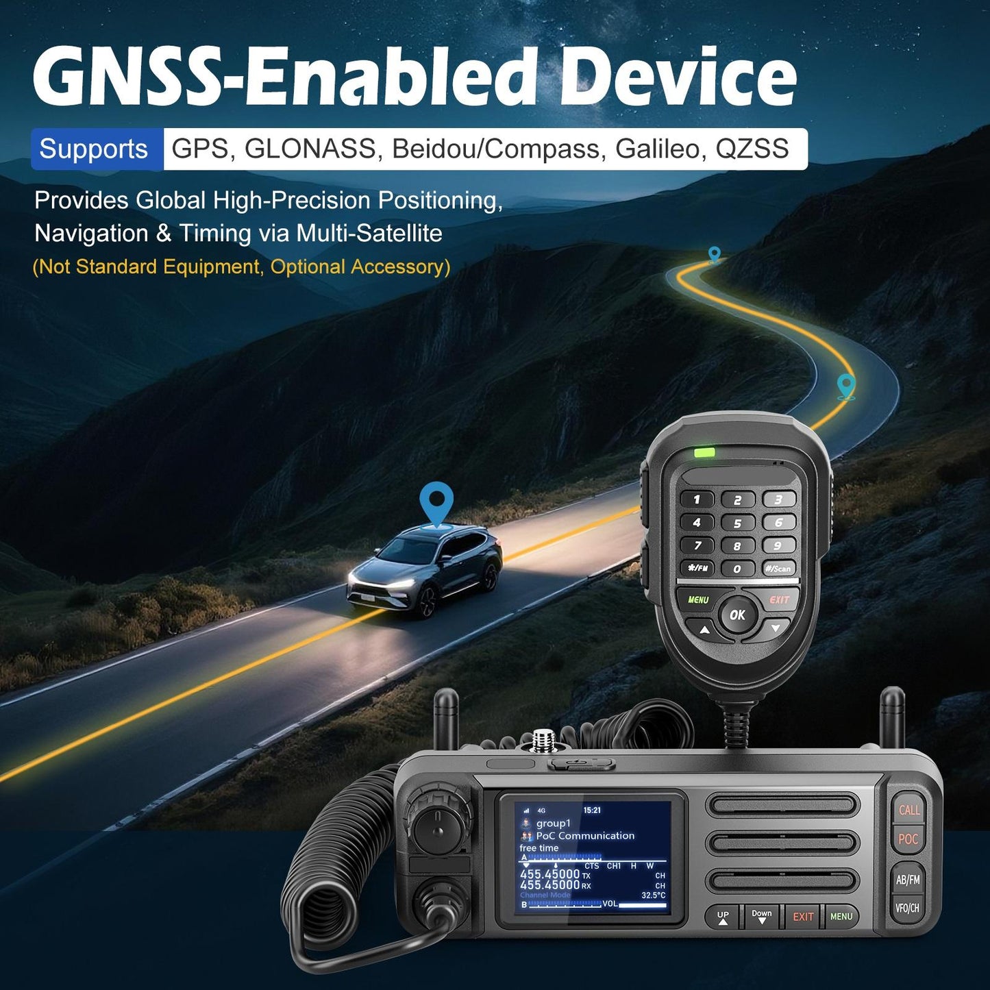 Dual Mode Car Walkie Talkie