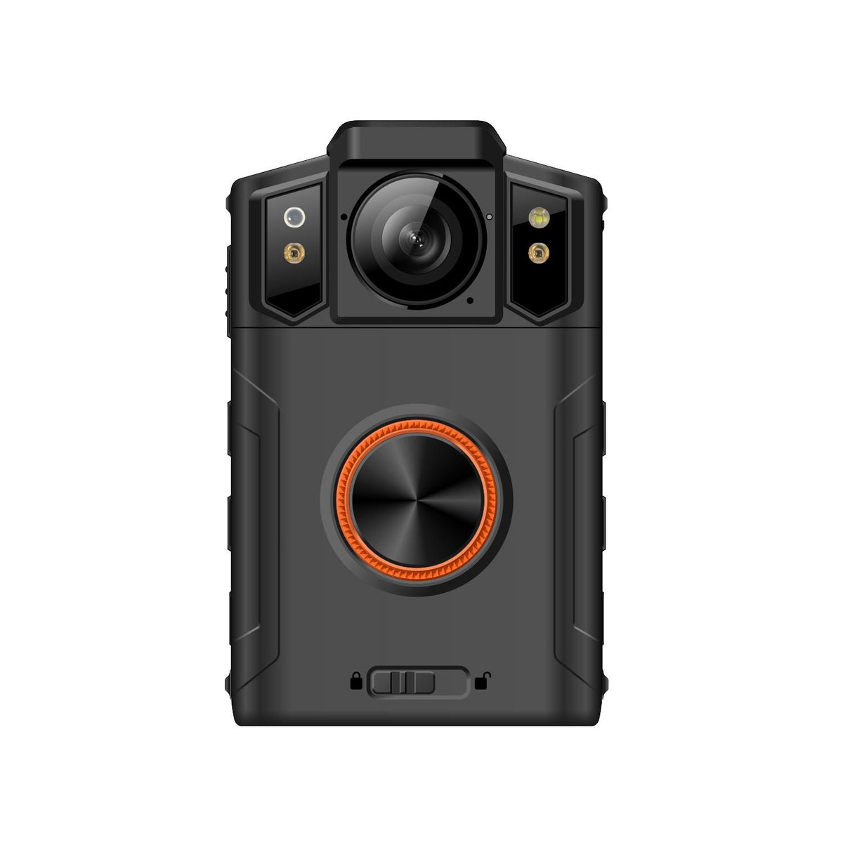 Body Worn Camera Android 11 PTT Communication Emergency SOS Camera Button Voice Recording 64GB Memory Mini Device