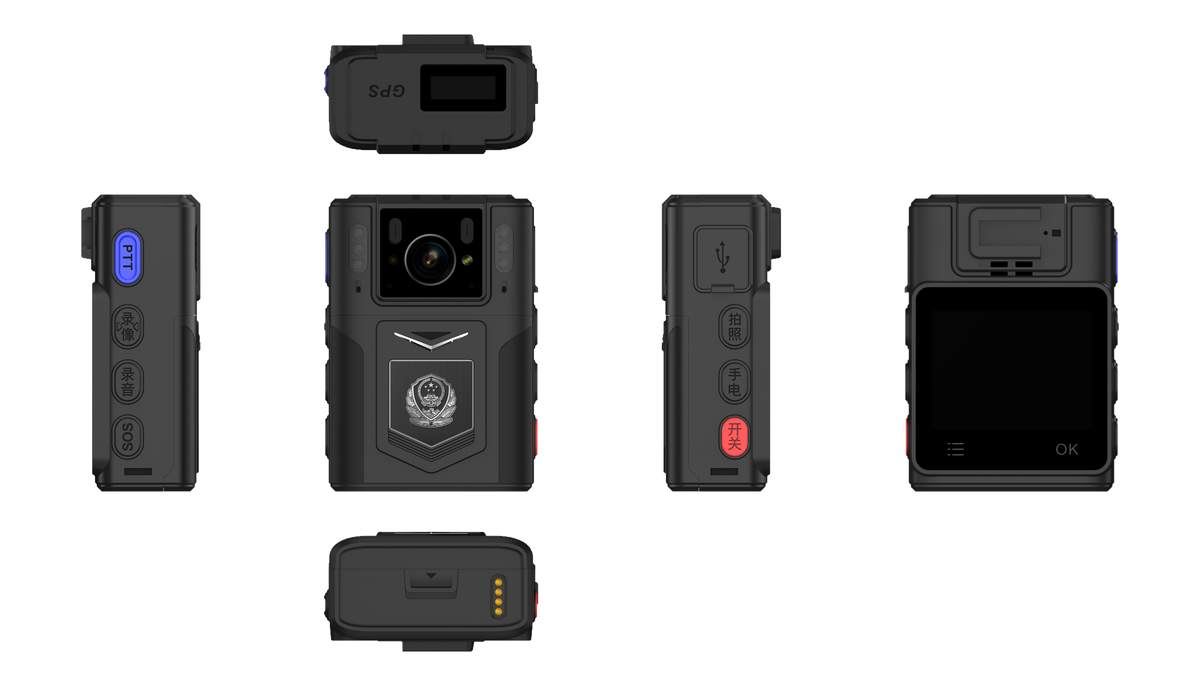 4K Body Worn Camera 20MP HD Imaging IP68 Dustproof Compact Design Night Vision 512GB Memory Portable Security Recorder