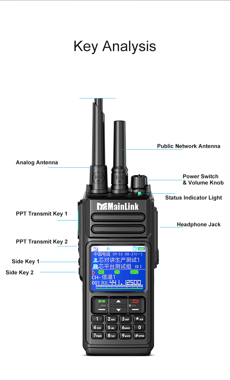 4G Dual Mode Walkie Talkie
