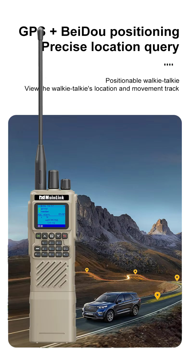 Dual Mode 4G POC DMR Walkie Talkie
