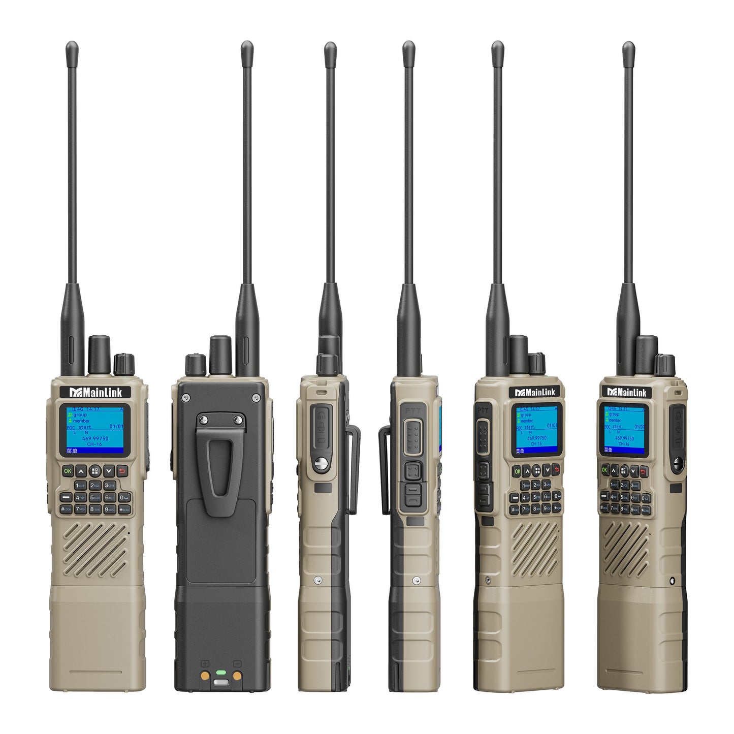 Dual Mode 4G POC DMR Walkie Talkie