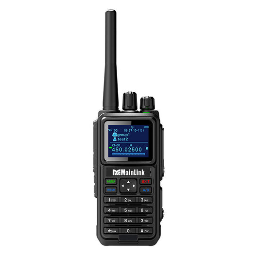 UHF 4G POC 10W GPS AES256 Two-Way Radio IP68 Global Range Custom Packaging Walkie Talkie