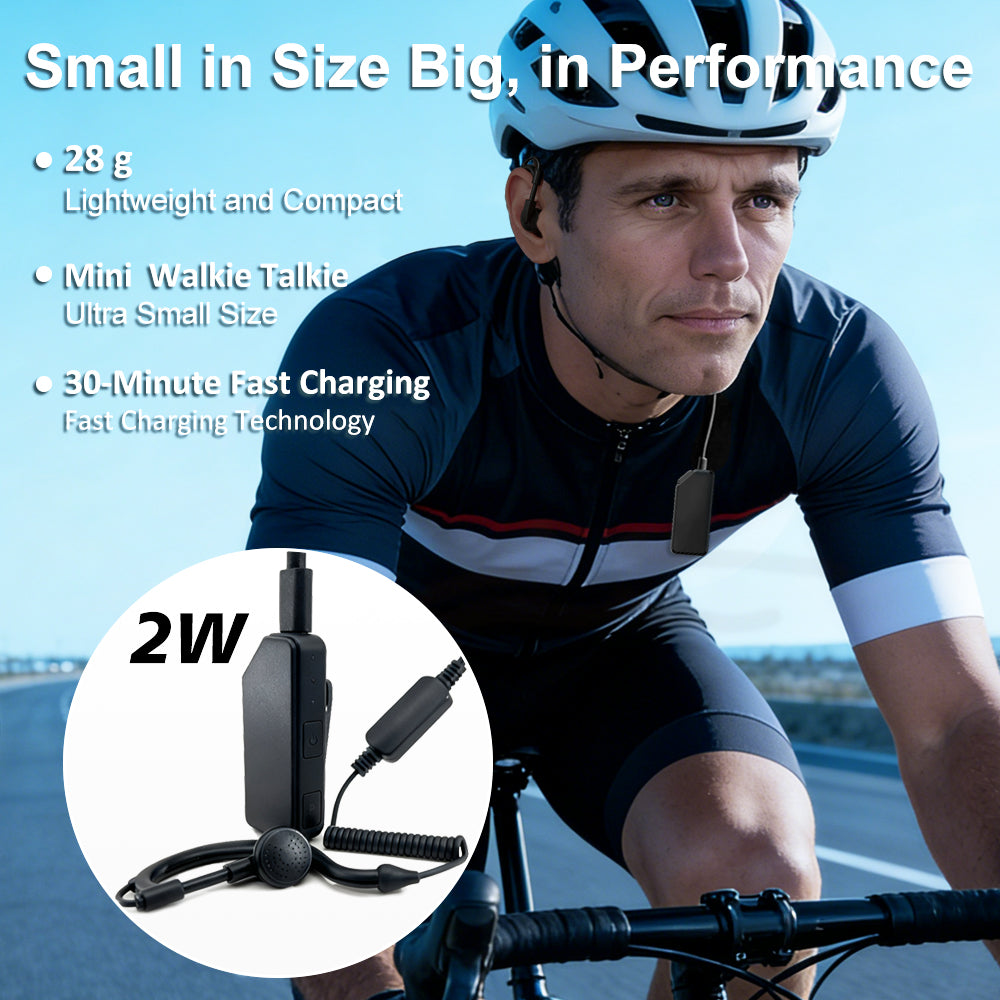 Mini Earhook Walkie Talkie
