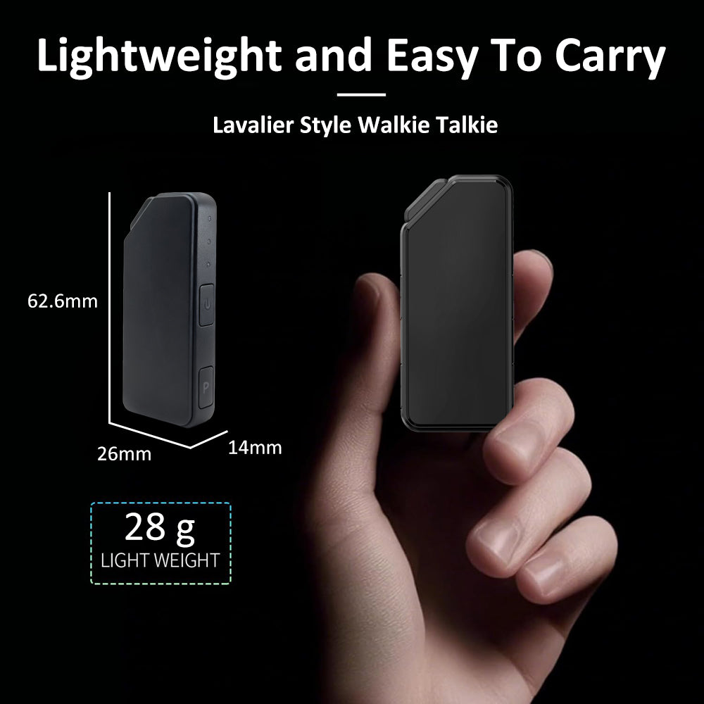 Mini Earhook Walkie Talkie
