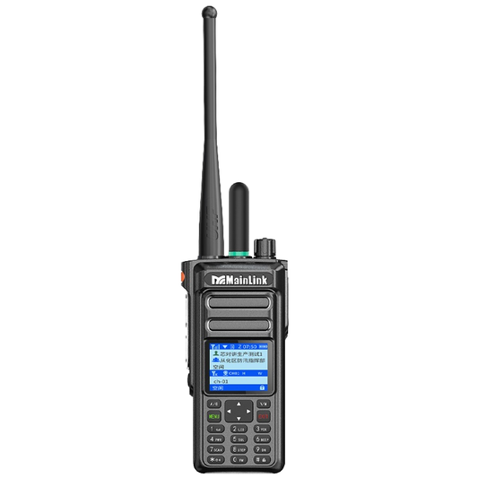 Dual Walkie Talkie 4G UHF VHF Dual Band Cellular Radio Hybrid System