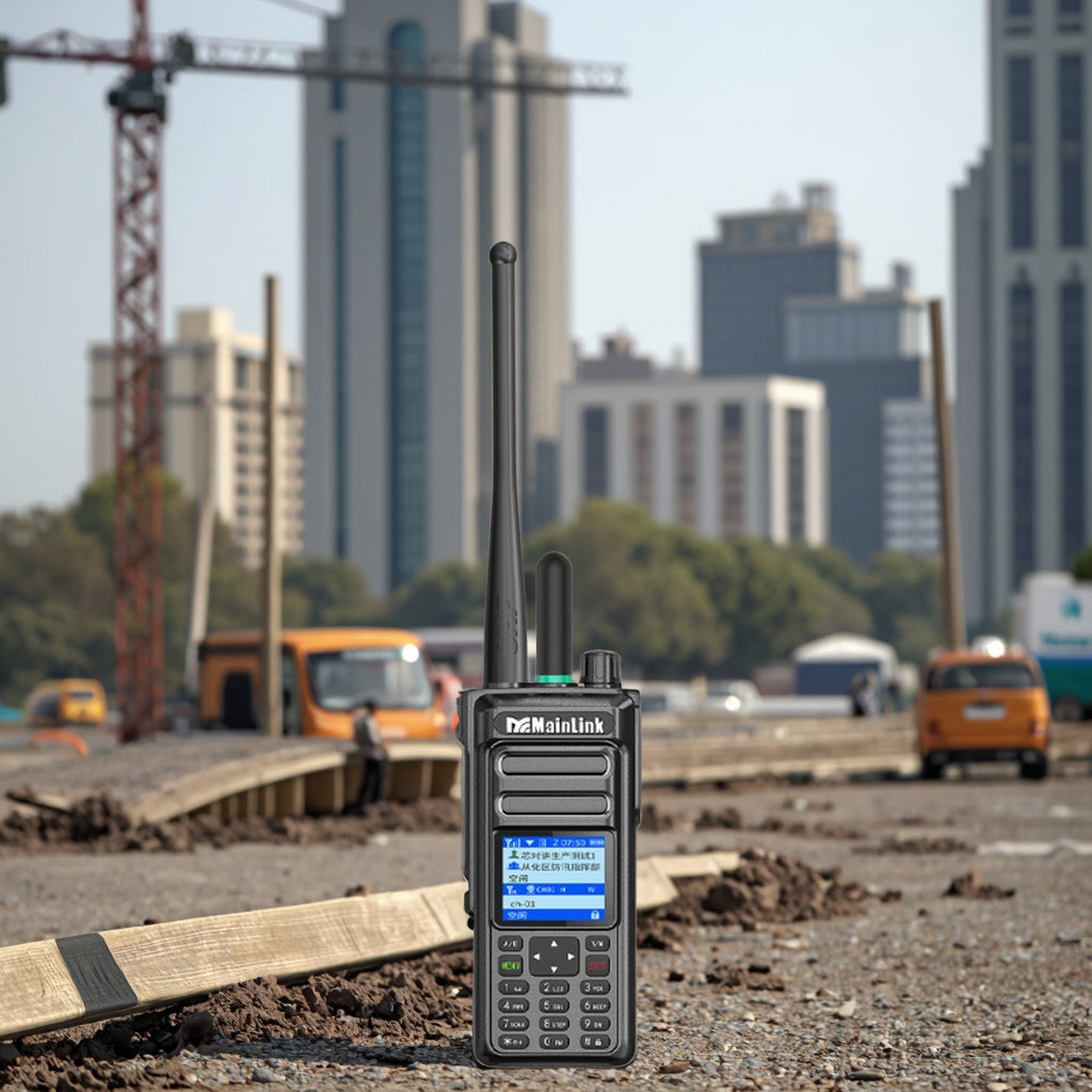Dual Walkie Talkie 4G UHF VHF Dual Band Cellular Radio Hybrid System