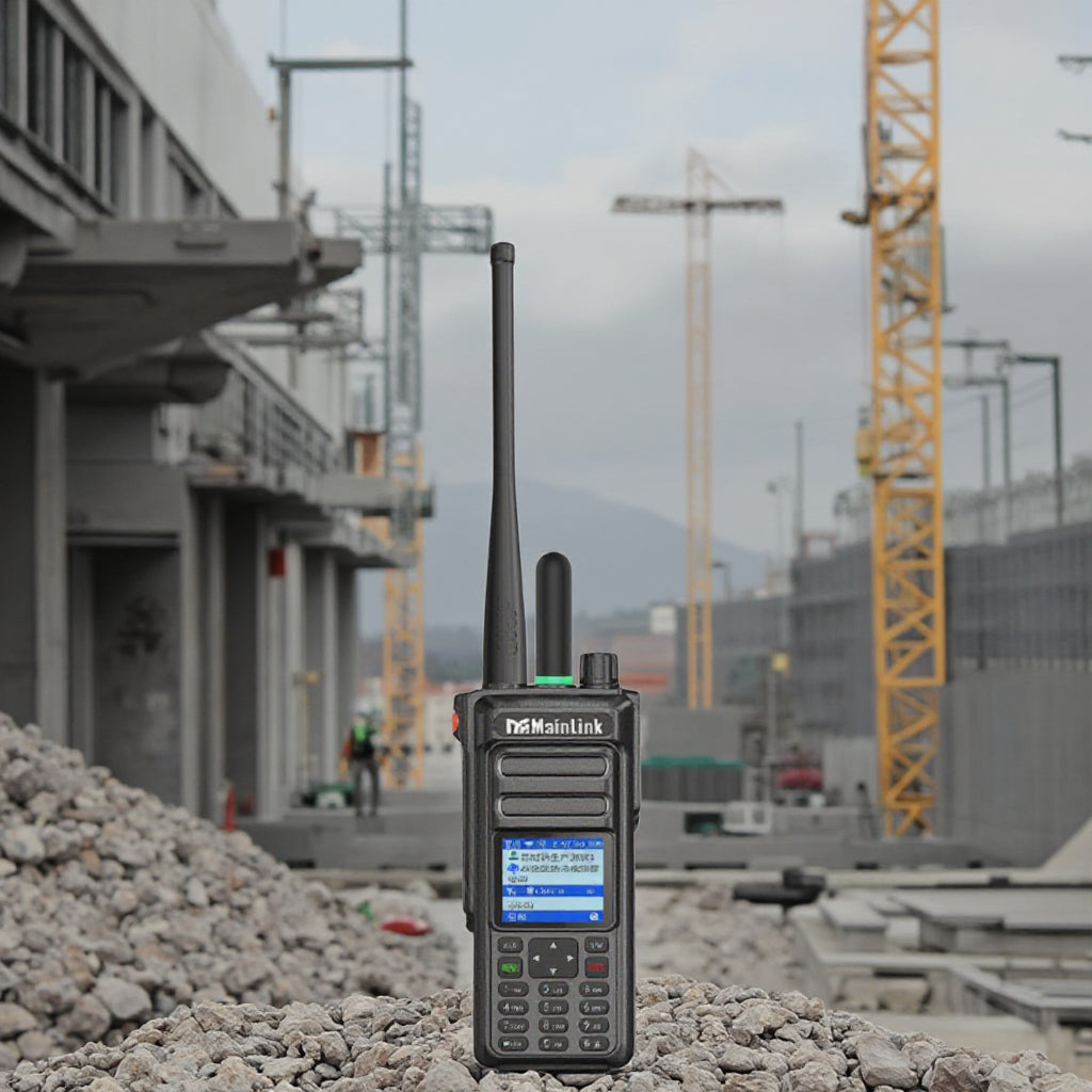 Dual Walkie Talkie 4G UHF VHF Dual Band Cellular Radio Hybrid System
